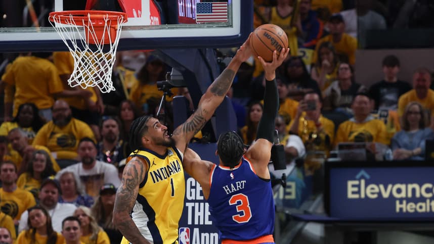 NBA: Playoffs-New York Knicks at Indiana Pacers, obi toppin
