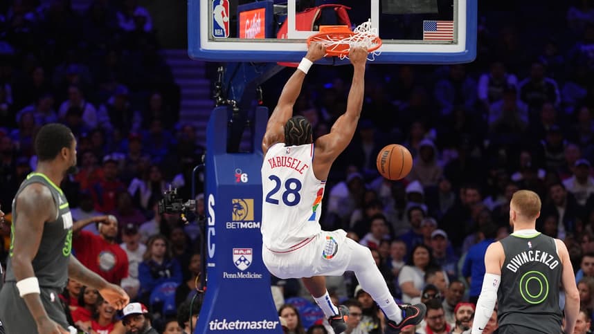 NBA: Minnesota Timberwolves at Philadelphia 76ers, knicks