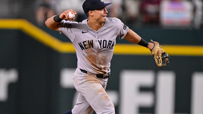 MLB: New York Yankees at Texas Rangers, anthony volpe