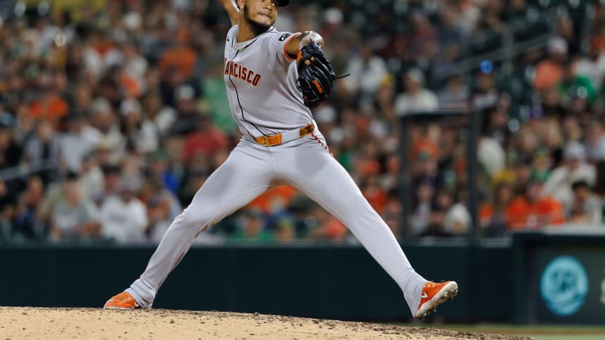 MLB: San Francisco Giants at Athletics, camilo doval, yankees