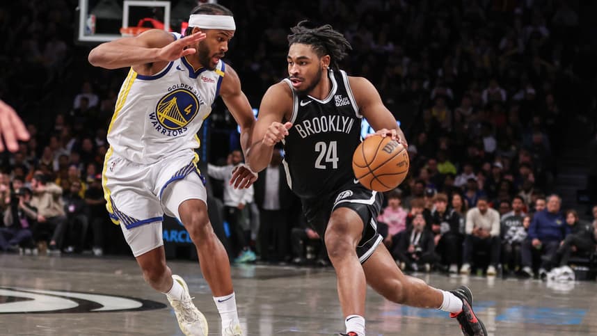 Cam Thomas, NBA: Golden State Warriors at Brooklyn Nets