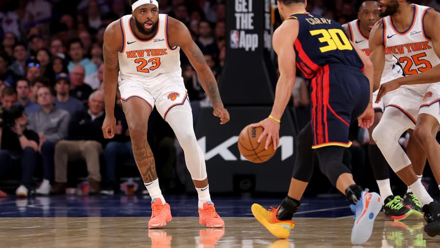 NBA: Golden State Warriors at New York Knicks