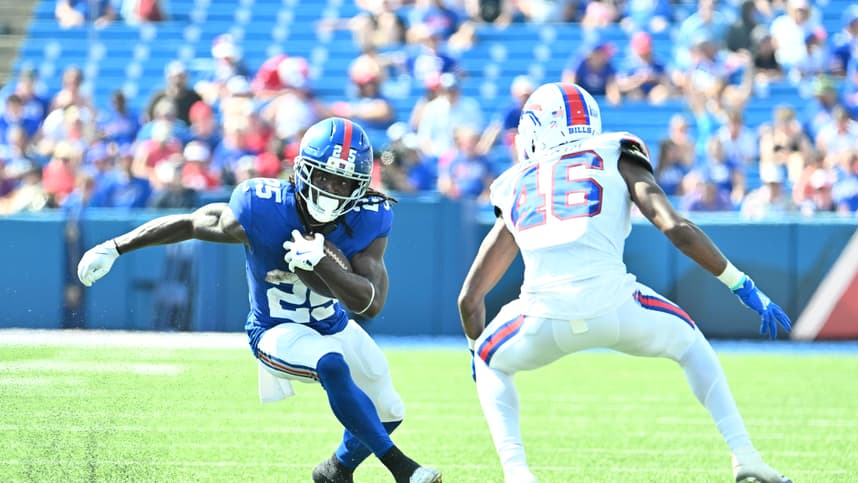 Dante Turbo Miller, NFL: New York Giants at Buffalo Bills