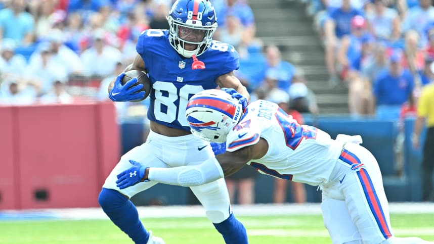 Montrell Washington, NFL: New York Giants at Buffalo Bills