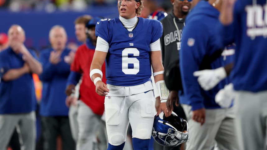 NFL: Kansas City Chiefs at New York Giants, jaxson dart