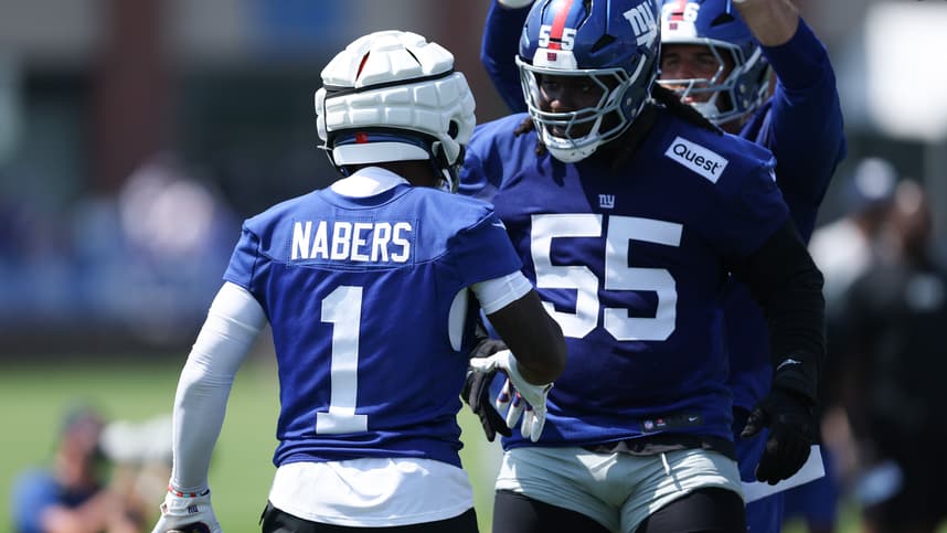 NFL: New York Giants Training Camp, james hudson