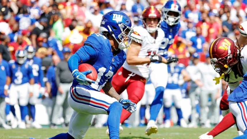 Wan'Dale Robinson, NFL: New York Giants at Washington Commanders