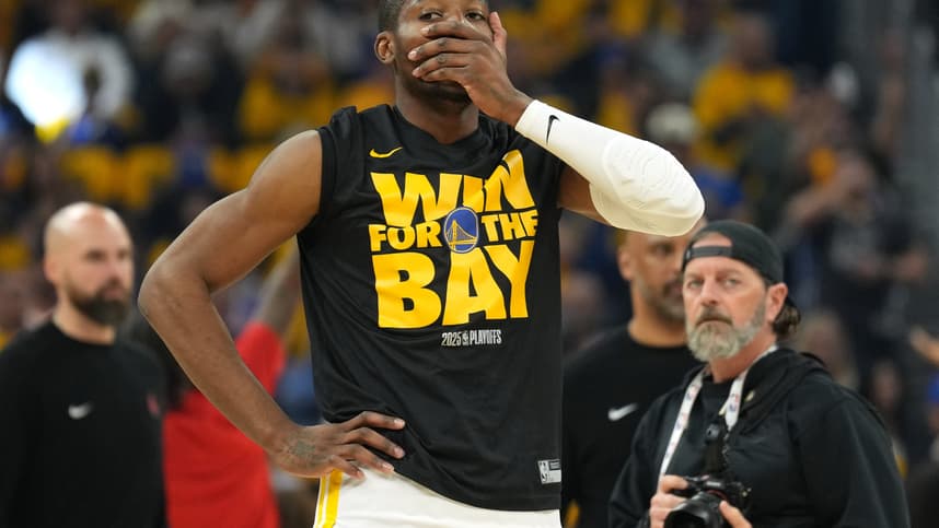 Jonathan Kuminga, NBA: Playoffs-Houston Rockets at Golden State Warriors