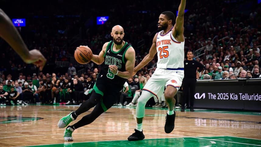NBA: Playoffs-New York Knicks at Boston Celtics