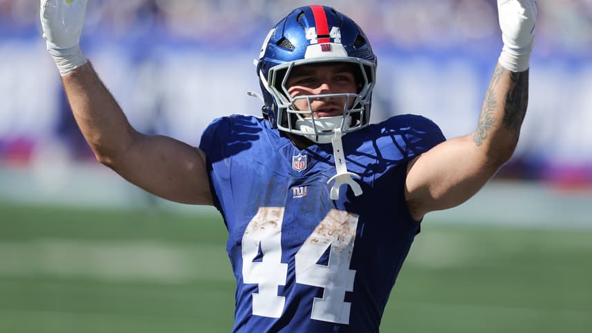 Cam Skattebo, NFL: Los Angeles Chargers at New York Giants