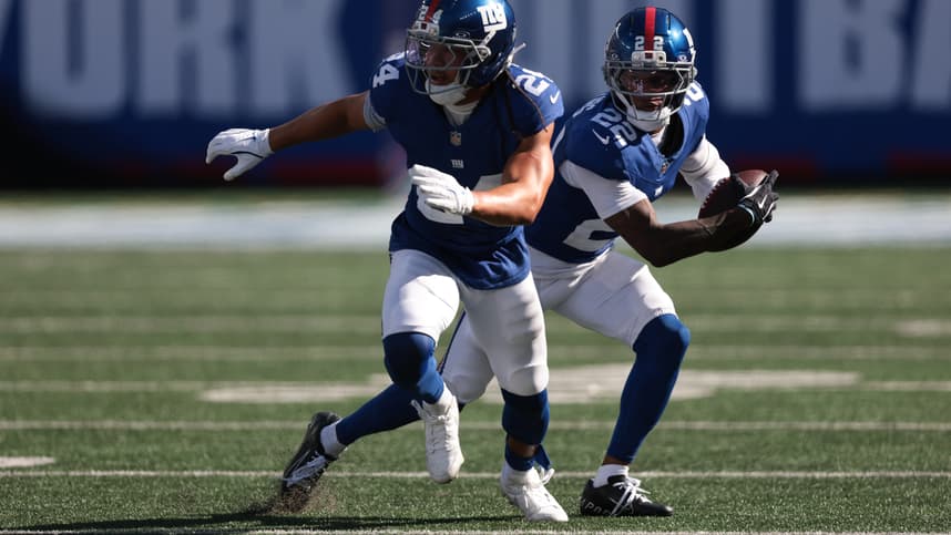 NFL: Los Angeles Chargers at New York Giants, dane belton