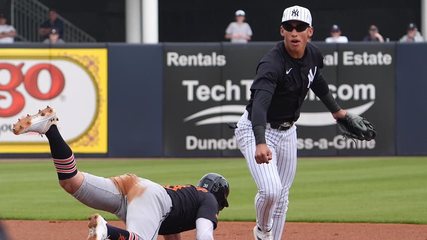 MLB: Spring Training-Detroit Tigers at New York Yankees