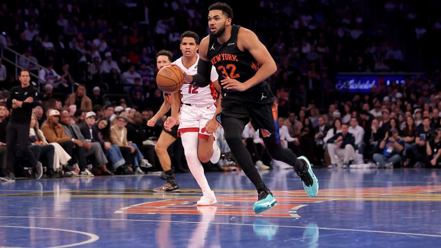 NBA: Miami Heat at New York Knicks