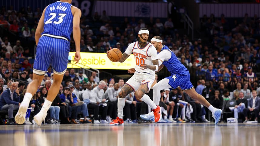 NBA: New York Knicks at Orlando Magic, jordan clarkson