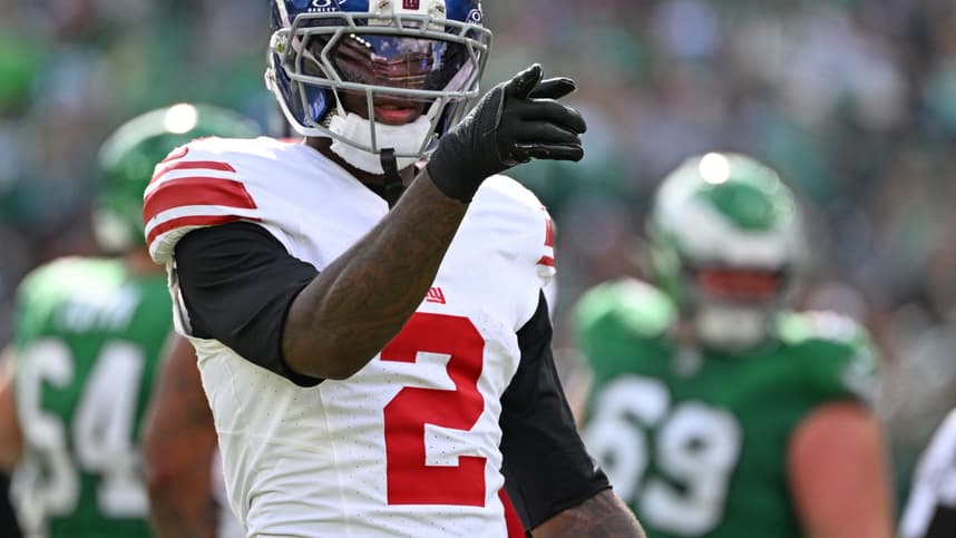 Deonte Banks, NFL: New York Giants at Philadelphia Eagles