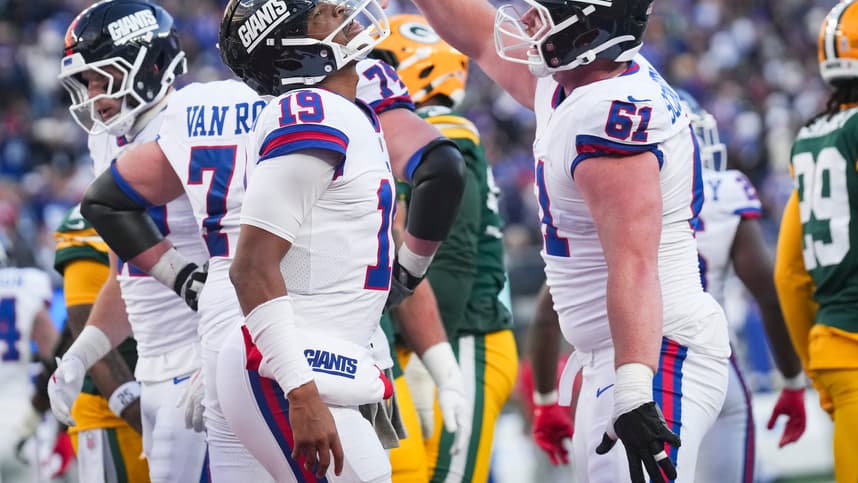 Syndication: The Record, new york giants, john michael schmitz