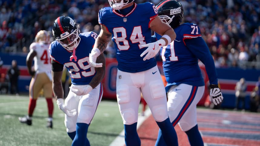 Syndication: The Record, new york giants, theo johnson