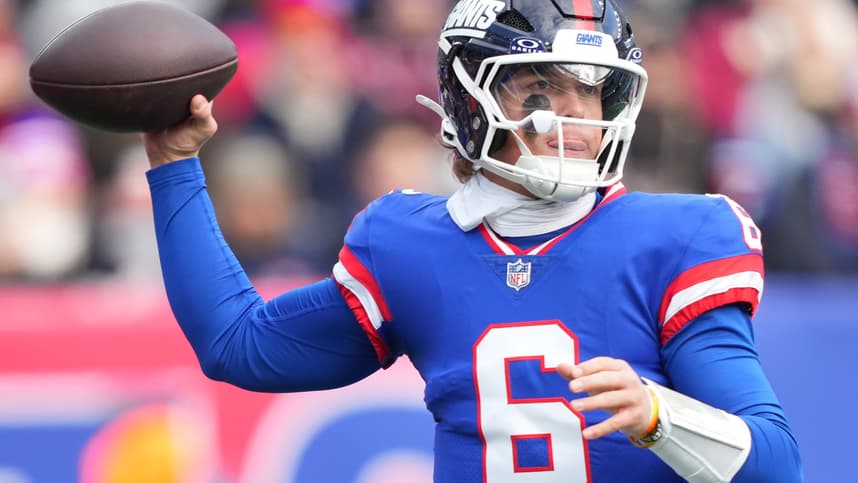 Jaxson Dart, NFL: Washington Commanders at New York Giants