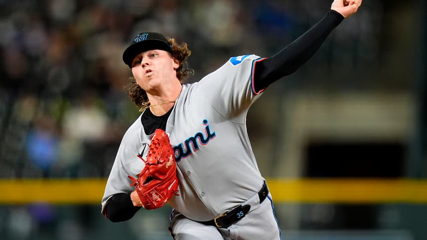 MLB: Miami Marlins at Colorado Rockies