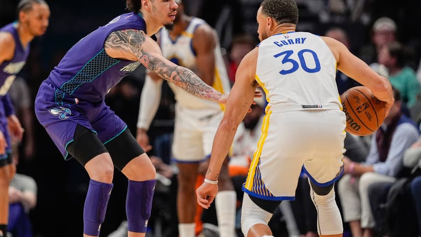 NBA: Golden State Warriors at Charlotte Hornets