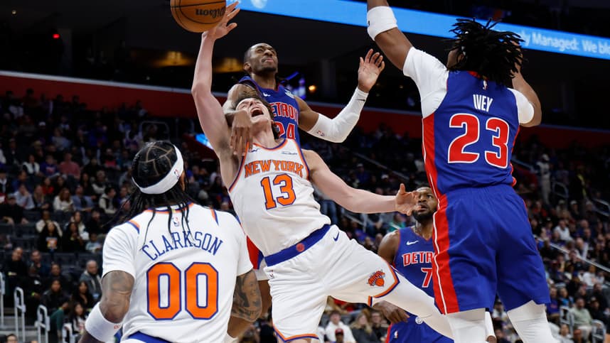 NBA: New York Knicks at Detroit Pistons