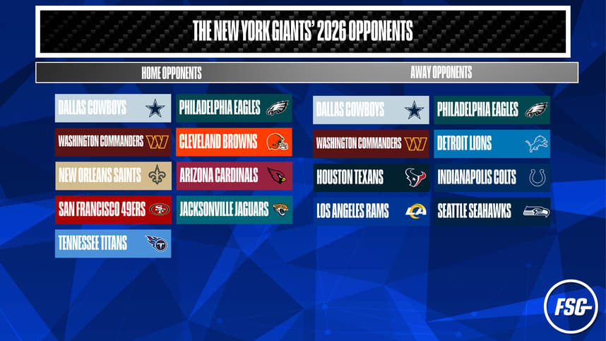 Giants 2026 Opponents