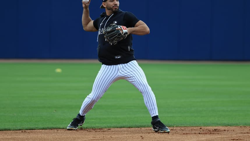 MLB: New York Yankees-Workouts, jose caballero
