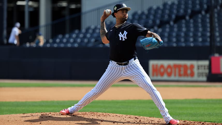 MLB: New York Yankees-Workouts, luis gil, yankees