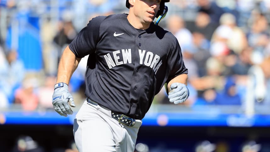 Paul Goldschmidt during Yankees spring training against the Blue Jays