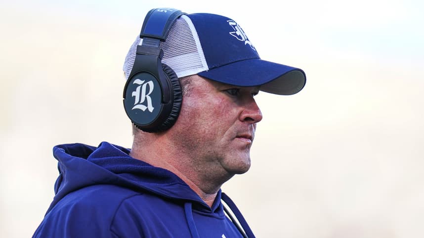 Mike Bloomgren, giants, NCAA Football: Rice at Connecticut
