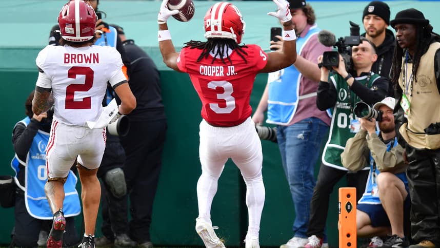 NCAA Football: Rose Bowl-Alabama at Indiana, omar cooper jr, giants