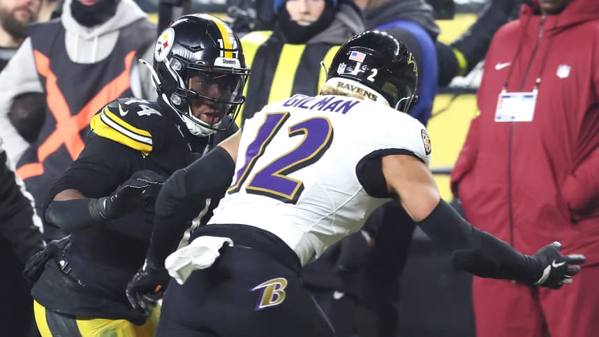 Alohi Gilman, giants, NFL: Baltimore Ravens at Pittsburgh Steelers