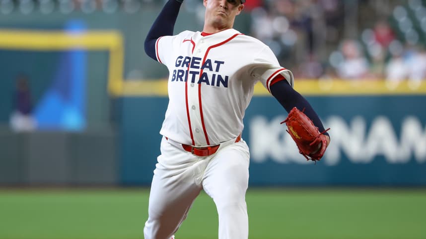 Brendan Beck, yankees, Baseball: World Baseball Classic-Great Britain at Brazil