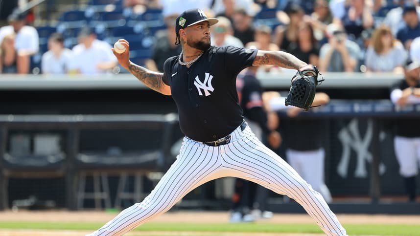 MLB: Spring Training-Detroit Tigers at New York Yankees, luis gil