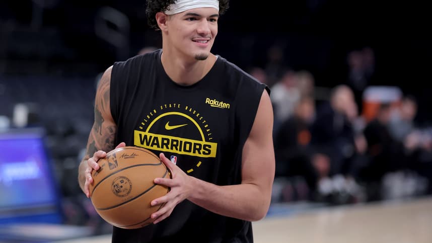 Gui Santos , NBA: Golden State Warriors at New York Knicks