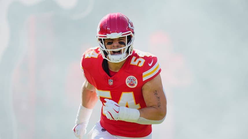 Leo Chenal, Giants, NFL: Las Vegas Raiders at Kansas City Chiefs