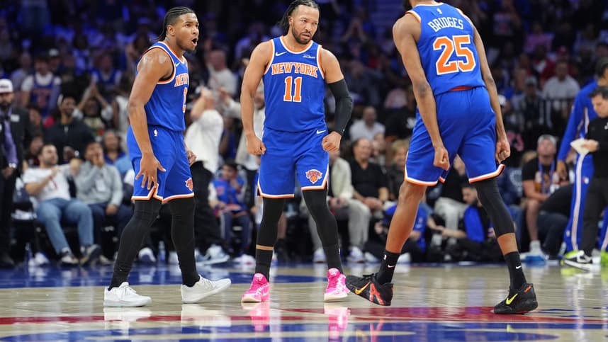 NBA: Playoffs-New York Knicks at Philadelphia 76ers