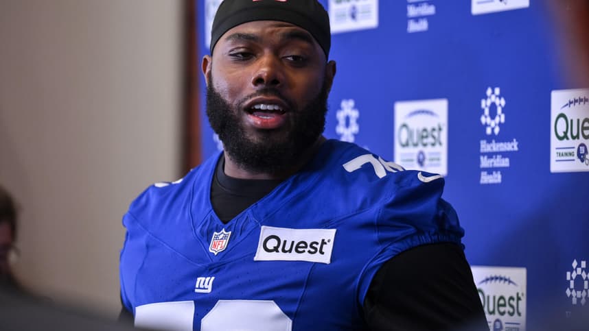Andrew Thomas, NFL: New York Giants OTA