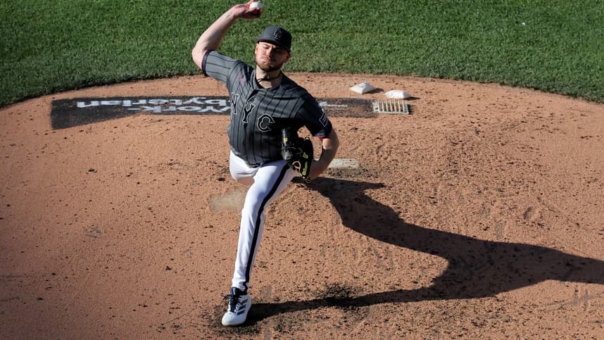 Christian Scott delivers a pitch for the Mets at Citi Field