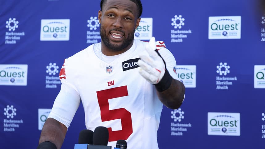 Kayvon Thibodeaux in action for the Giants