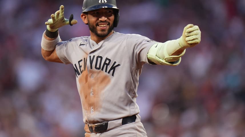 Jose Caballero in action for the Yankees