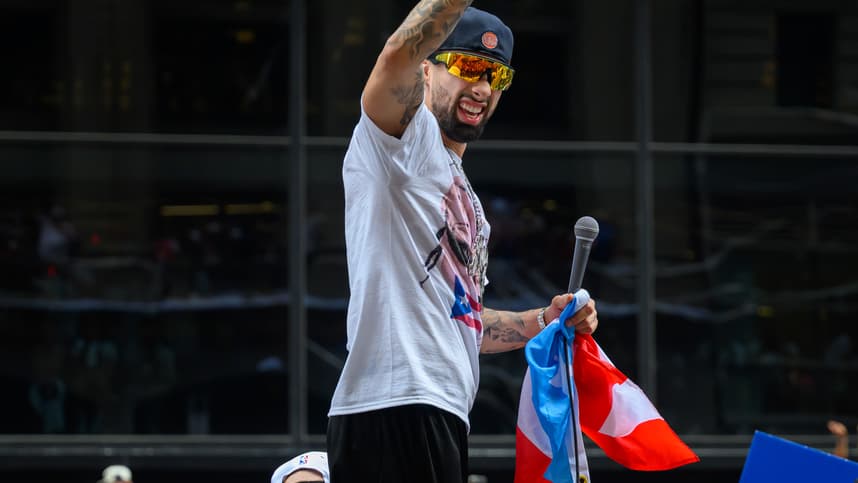 Jose Alvarado in action for the Knicks