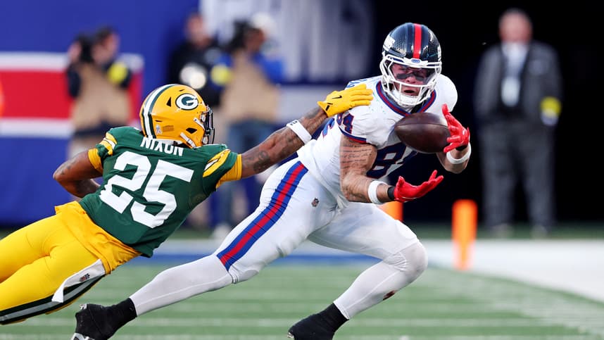 Theo Johnson, NFL: Green Bay Packers at New York Giants