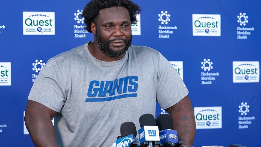 DJ Reader at Giants media availability