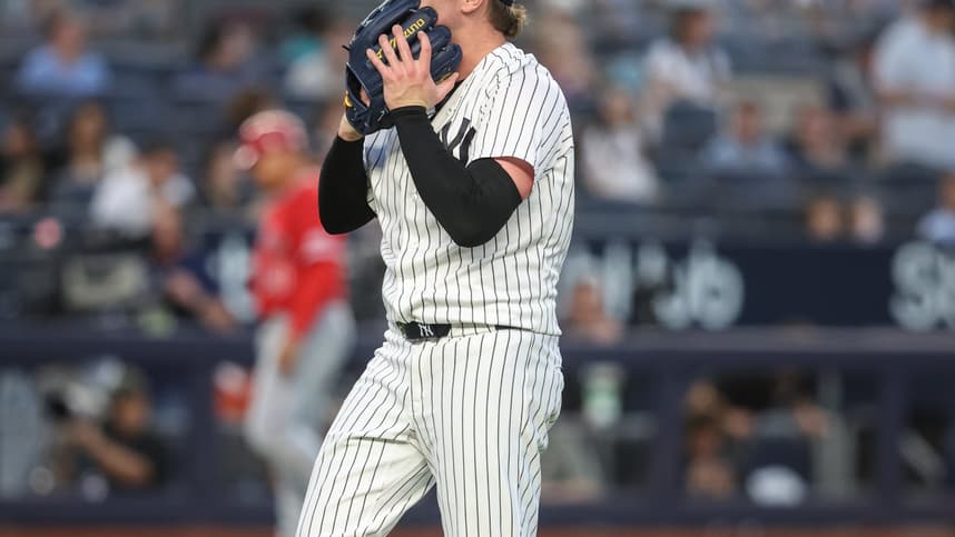 Ryan Weathers on the mound for the Yankees