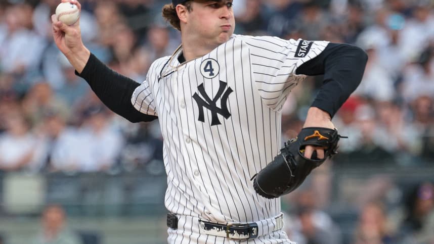 Cam Schlittler on the mound for the Yankees