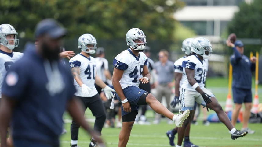 D.J. Reader working with the Giants defensive line
