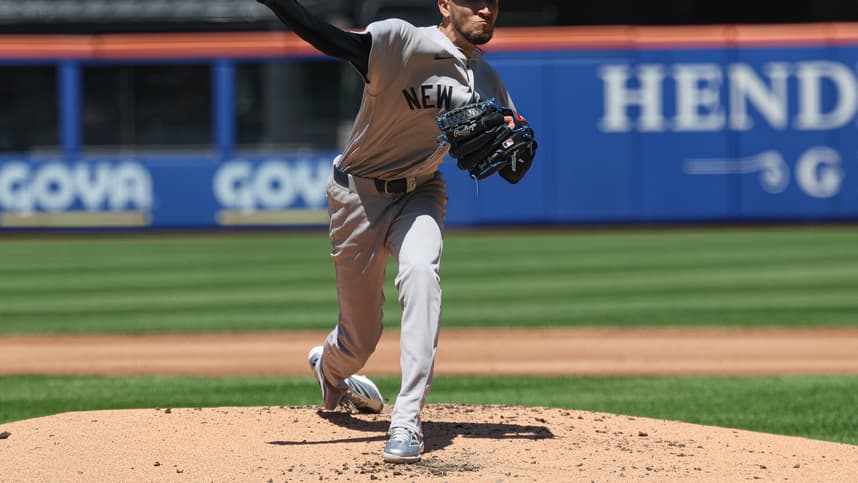 Elmer Rodriguez on the mound for the Yankees