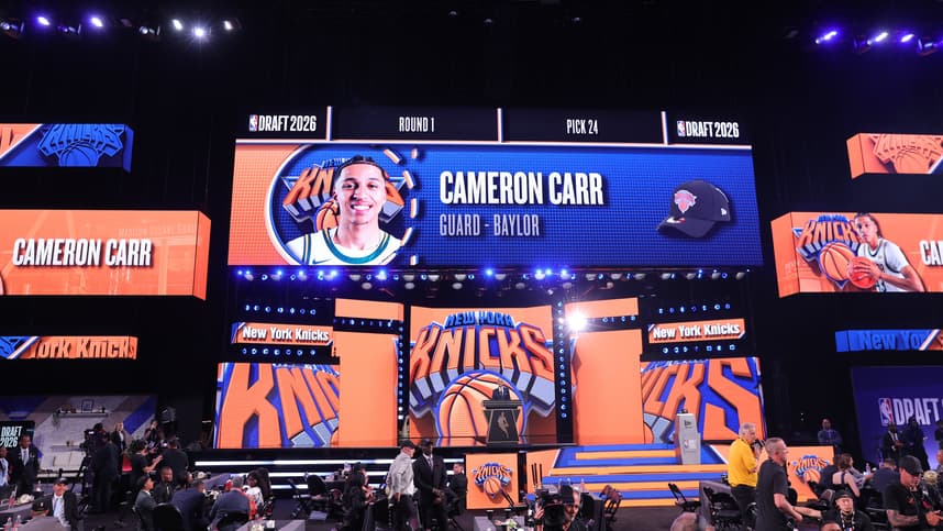A Knicks draft-night selection announced at the NBA Draft
