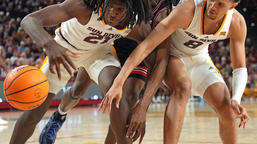 Jayden Quaintance defending as a Knicks draft prospect